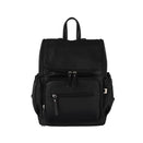 OiOi Vegan Leather Mini Signature Backpack - Black