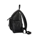 OiOi Vegan Leather Mini Signature Backpack - Black
