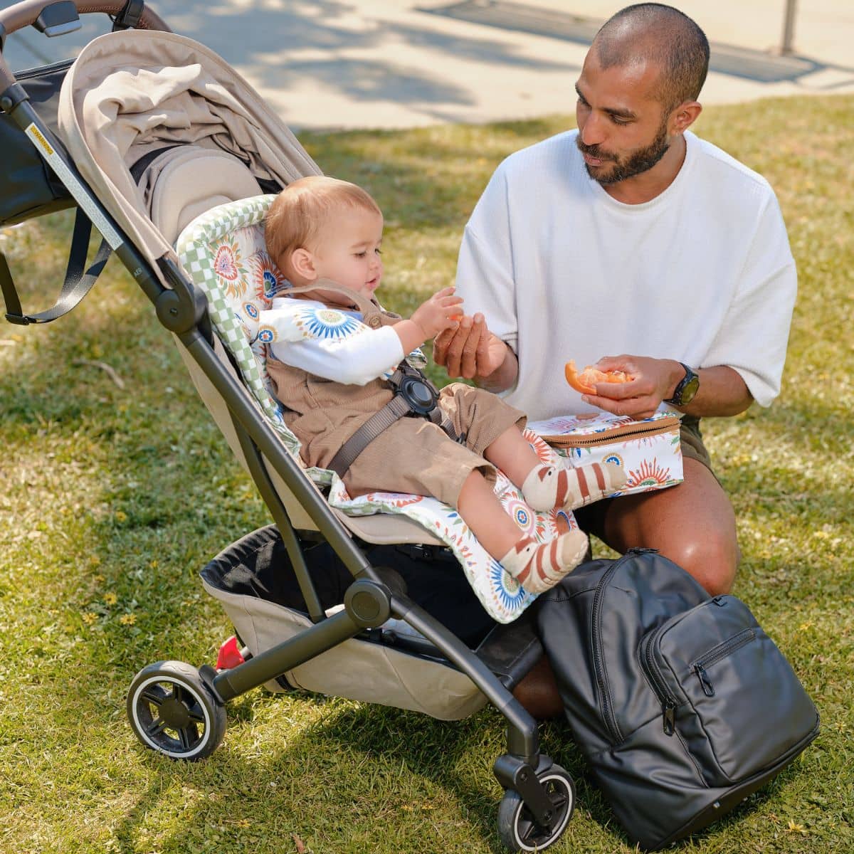 OiOi Weatherproof Multitasker Nappy Backpack - Black
