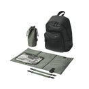 OiOi Weatherproof Traveller Nappy Backpack - Black