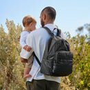 OiOi Weatherproof Traveller Nappy Backpack - Black