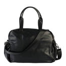 OiOi Faux Leather Carry All Nappy Bag - Black