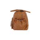 OiOi Faux Leather Carry All Nappy Bag - Tan