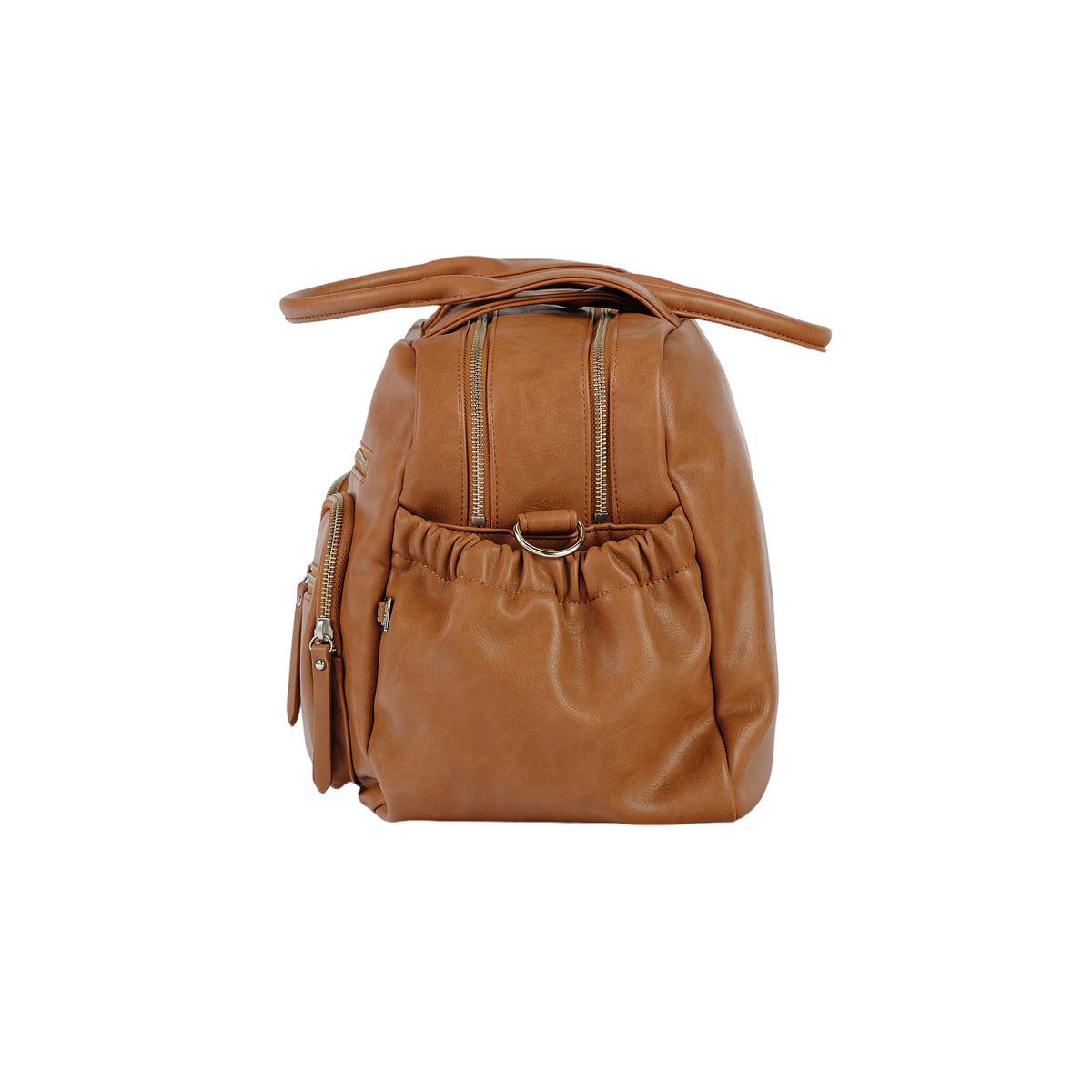 OiOi Vegan Leather Carry All Nappy Bag - Tan