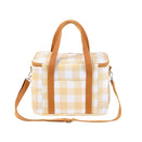 OiOi Maxi Insulated Lunch Bag - Beige Gingham