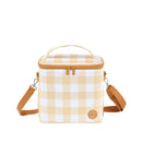 OiOi Midi Insulated Lunch Bag - Beige Gingham