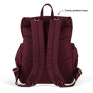 OiOi Nylon Nappy Backpack - Mulberry