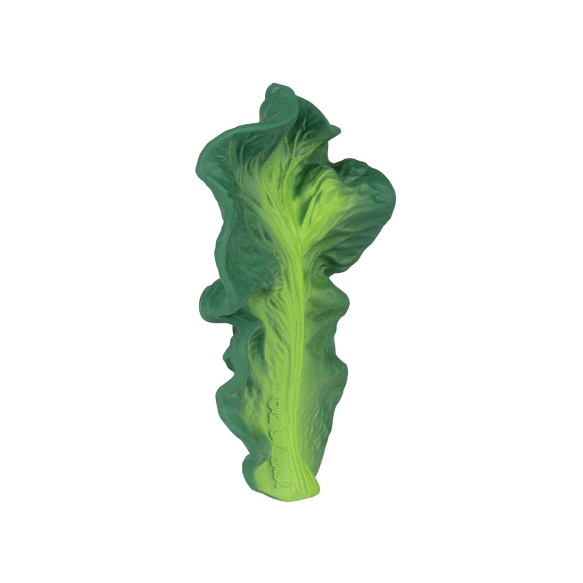 Oli & Carol Natural Rubber Teether - Kendall the Kale