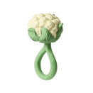 Oli & Carol 2 in 1 Rattle Toy and Teether - Cauliflower