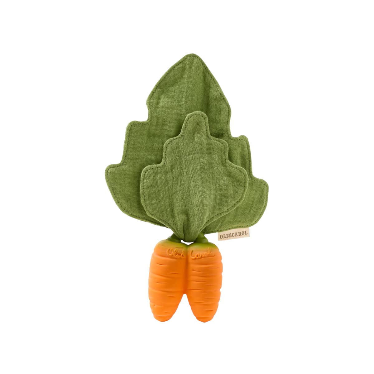 Oli & Carol Mini Doudou Teether - Cathy the Carrot