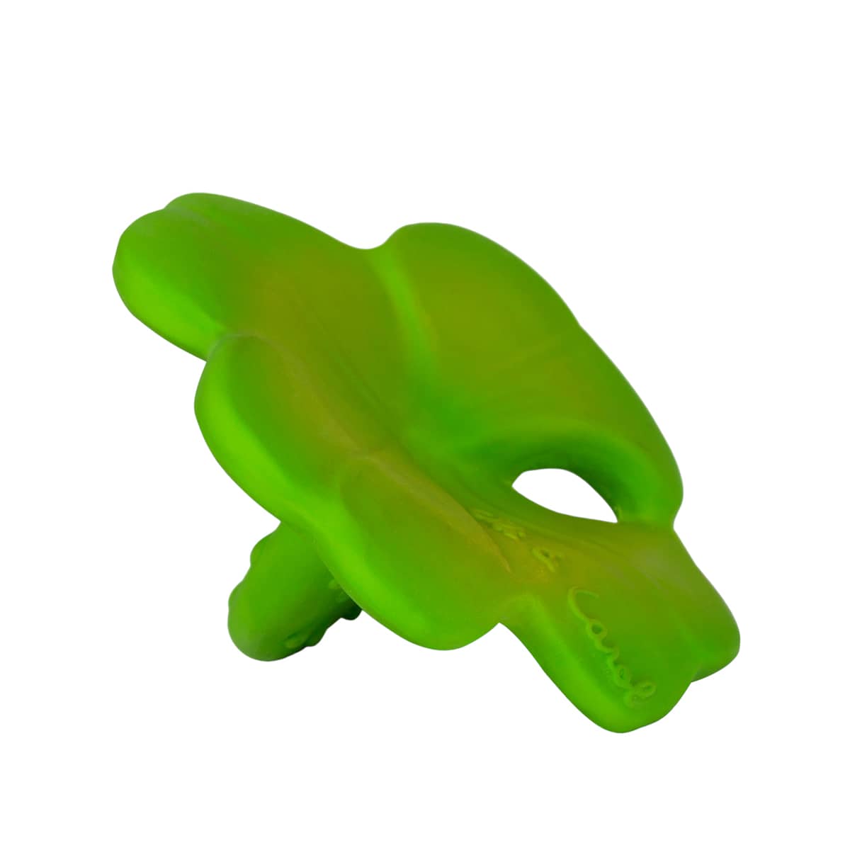 Oli & Carol Natural Rubber Chewy-to-Go Mini Teether - Eli the Clover