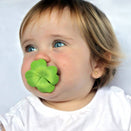 Oli & Carol Natural Rubber Chewy-to-Go Mini Teether - Eli the Clover