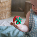 Oli & Carol Natural Rubber Chewy-to-Go Mini Teether - Sweetie the Strawberry