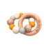 One.Chew.Three Naturals Silicone and Beech Wood Teether - Amber