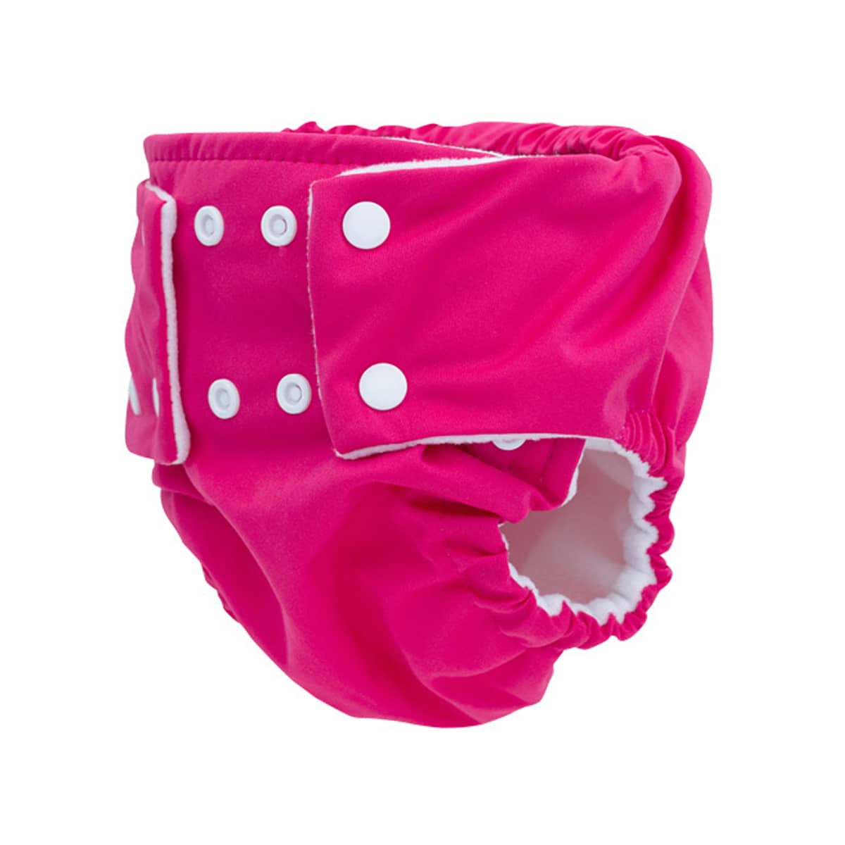 Pea Pods One Size Reusable Nappy - Hot Pink