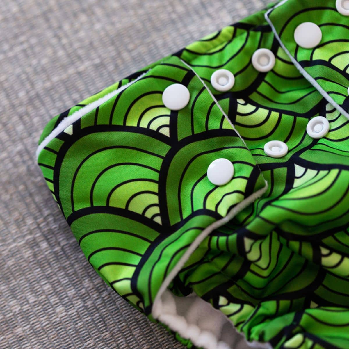Pea Pods One Size Reusable Nappy - Dragon Scales