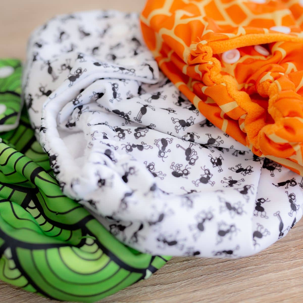 Pea Pods One Size Reusable Nappy - Print