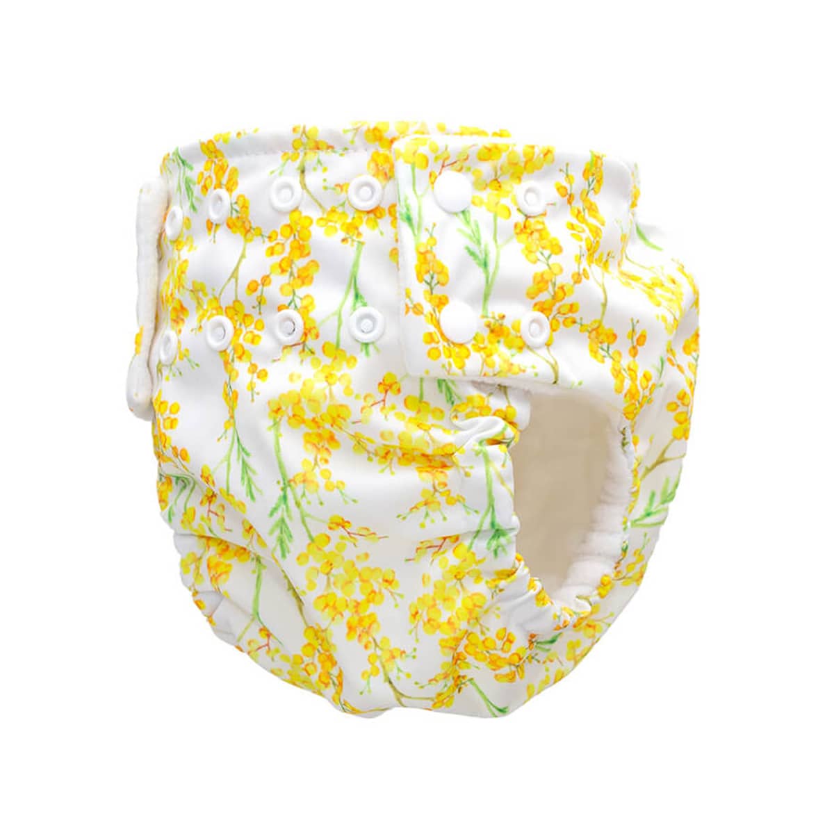 Pea Pods One Size Reusable Nappy - Recycled Fabric - Wattle