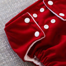 Pea Pods One Size Reusable Nappy - Red