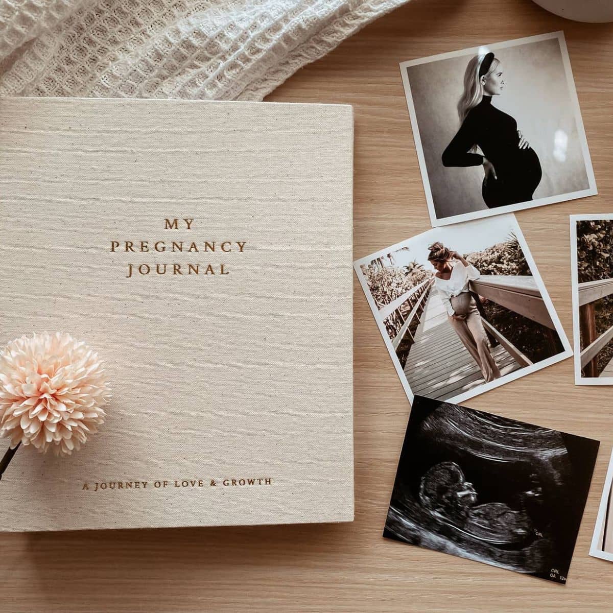 Peachly Audrey Pregnancy Journal - Beige