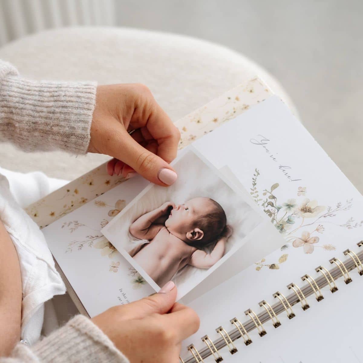 Peachly Audrey Pregnancy Journal - Beige
