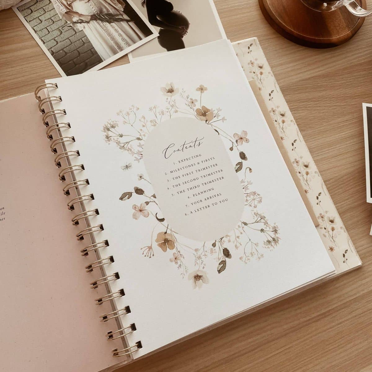 Peachly Audrey Pregnancy Journal - Beige