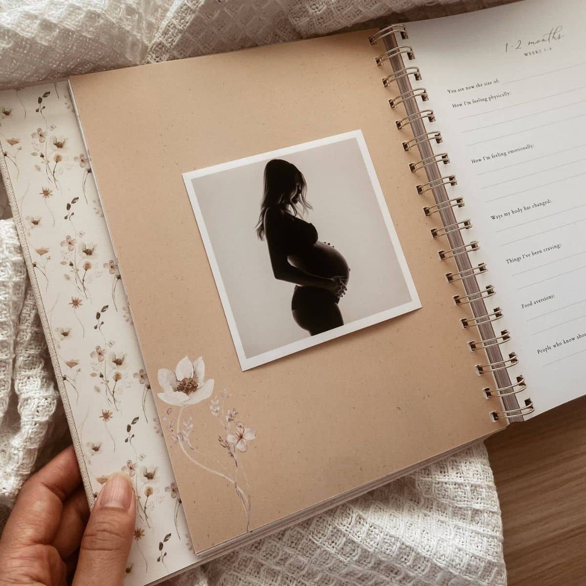 Peachly Audrey Pregnancy Journal - Beige