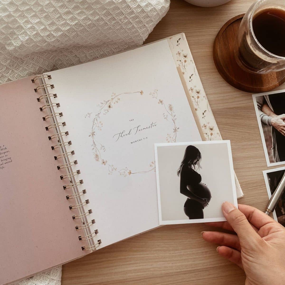Peachly Audrey Pregnancy Journal - Beige