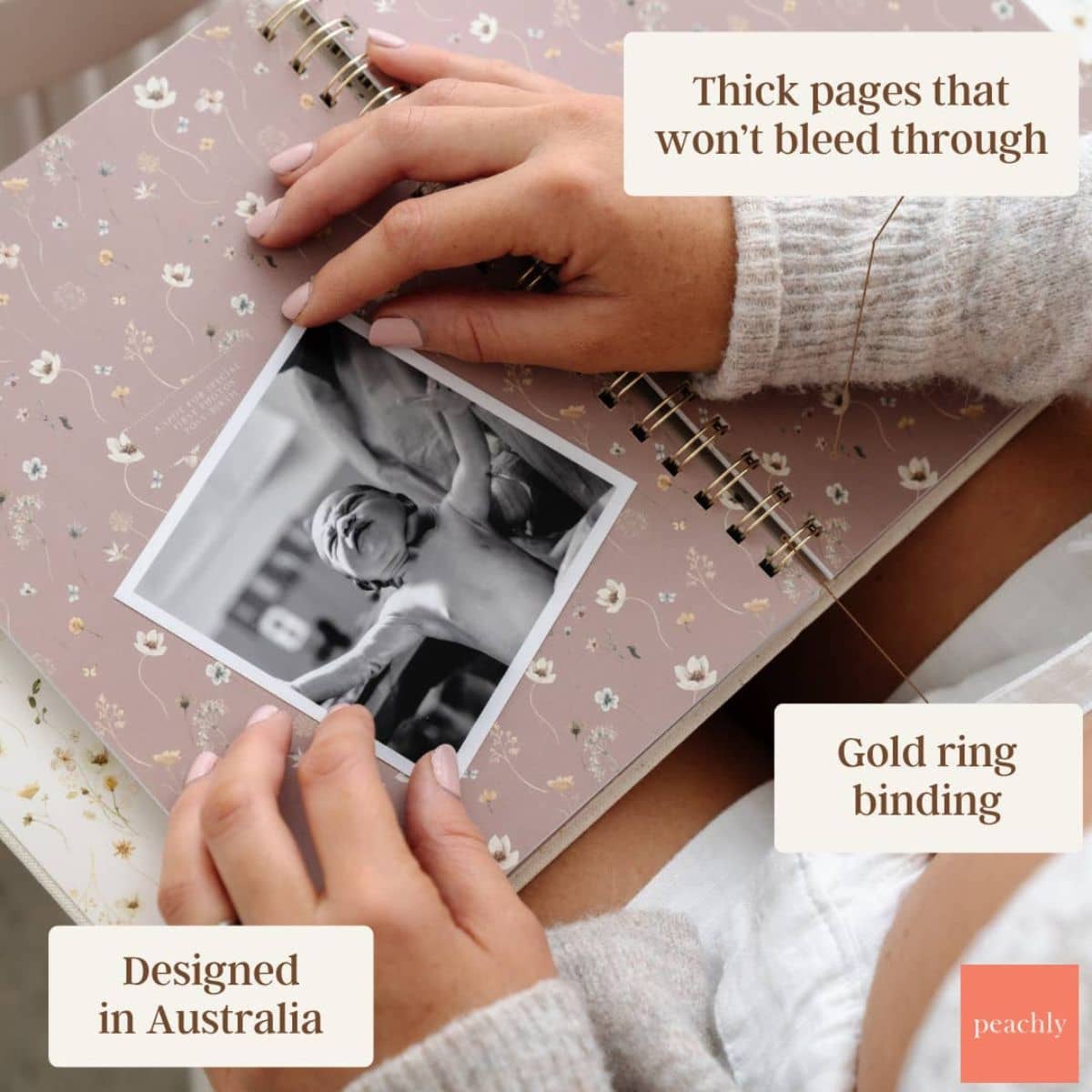 Peachly Audrey Pregnancy Journal - Sage