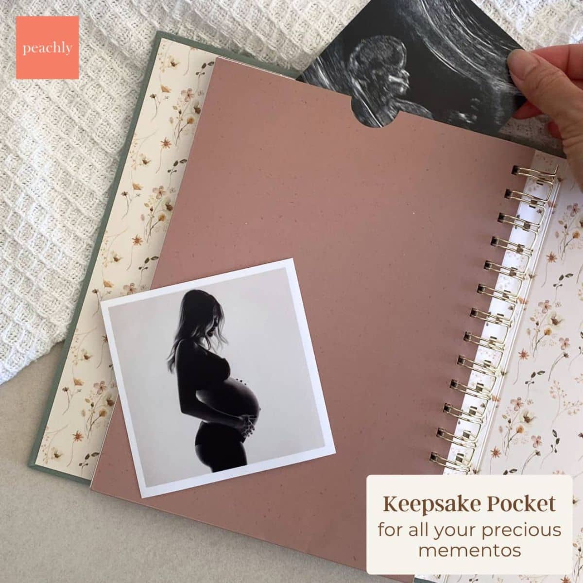 Peachly Audrey Pregnancy Journal - Sage