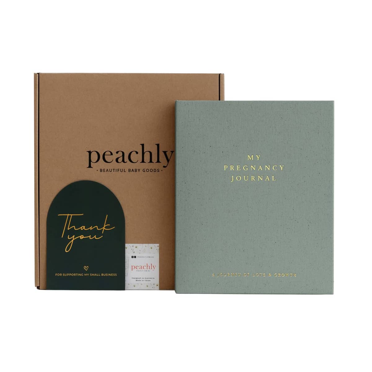 Peachly Audrey Pregnancy Journal - Sage