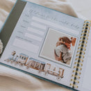 Peachly Baby Memory Book - Finn Blue