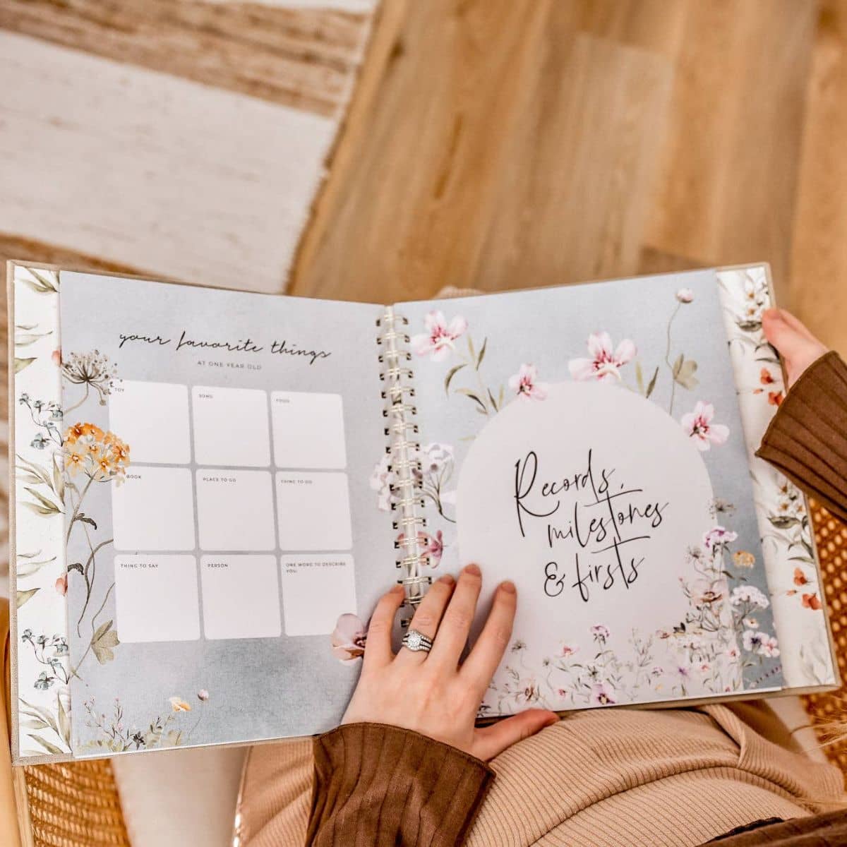 Peachly Baby Memory Book - Fleur
