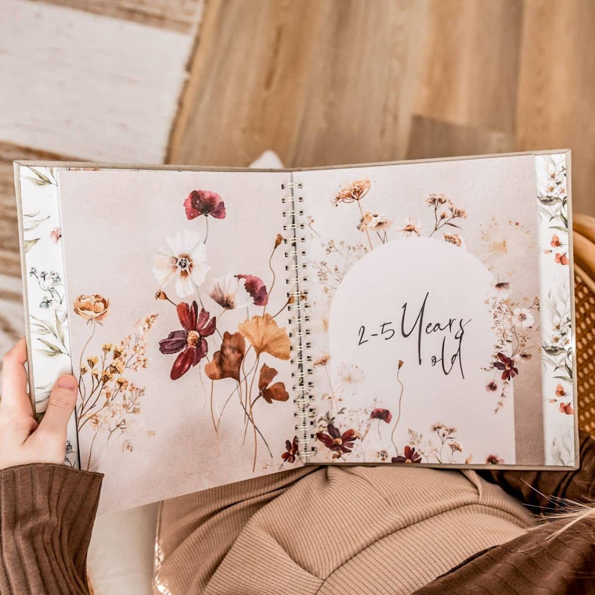 Peachly Baby Memory Book - Fleur