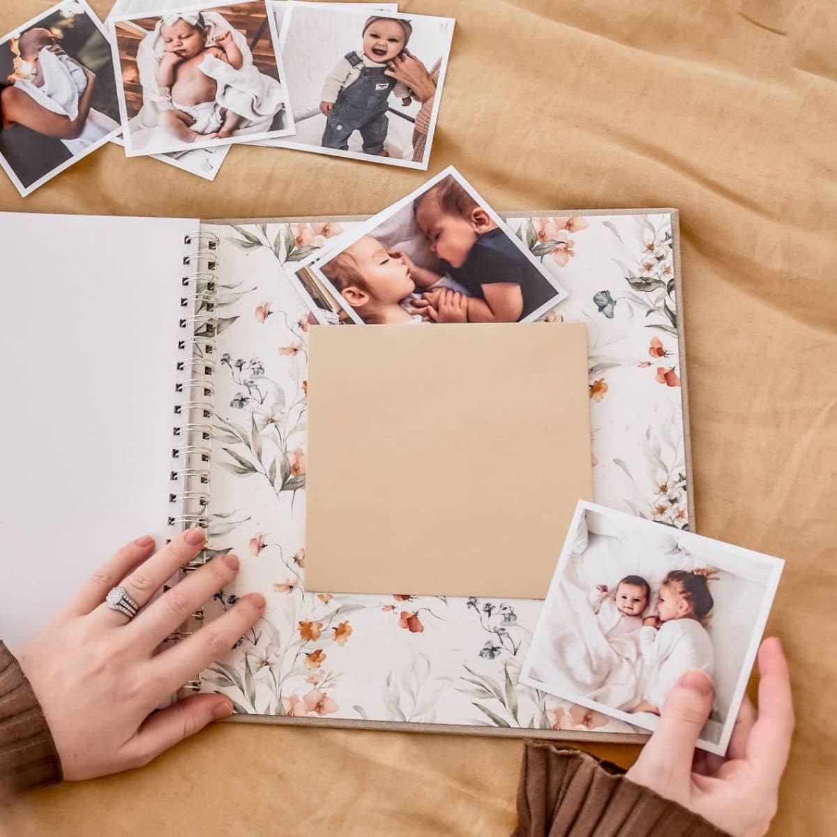 Peachly Baby Memory Book - Fleur