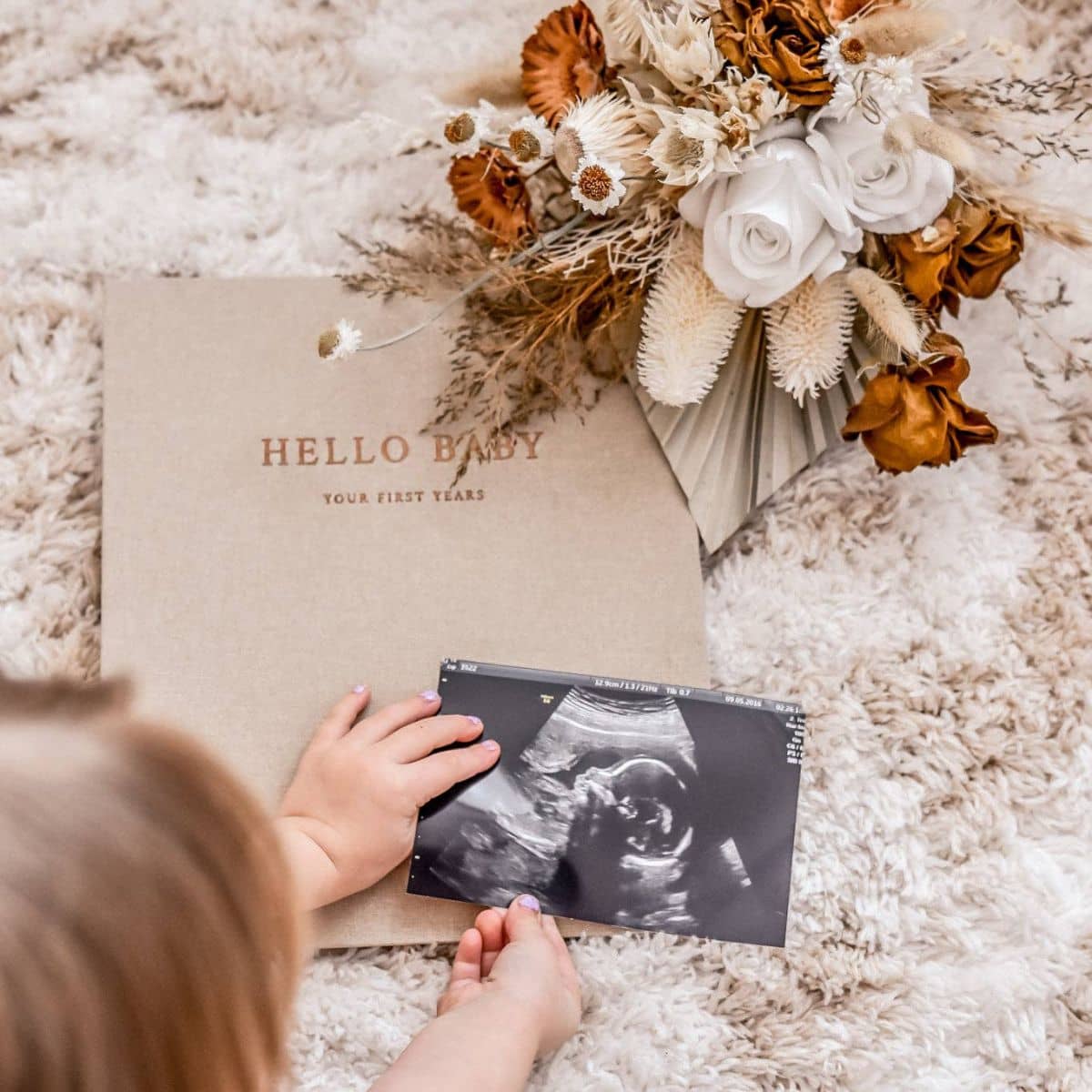 Peachly Baby Memory Book - Fleur