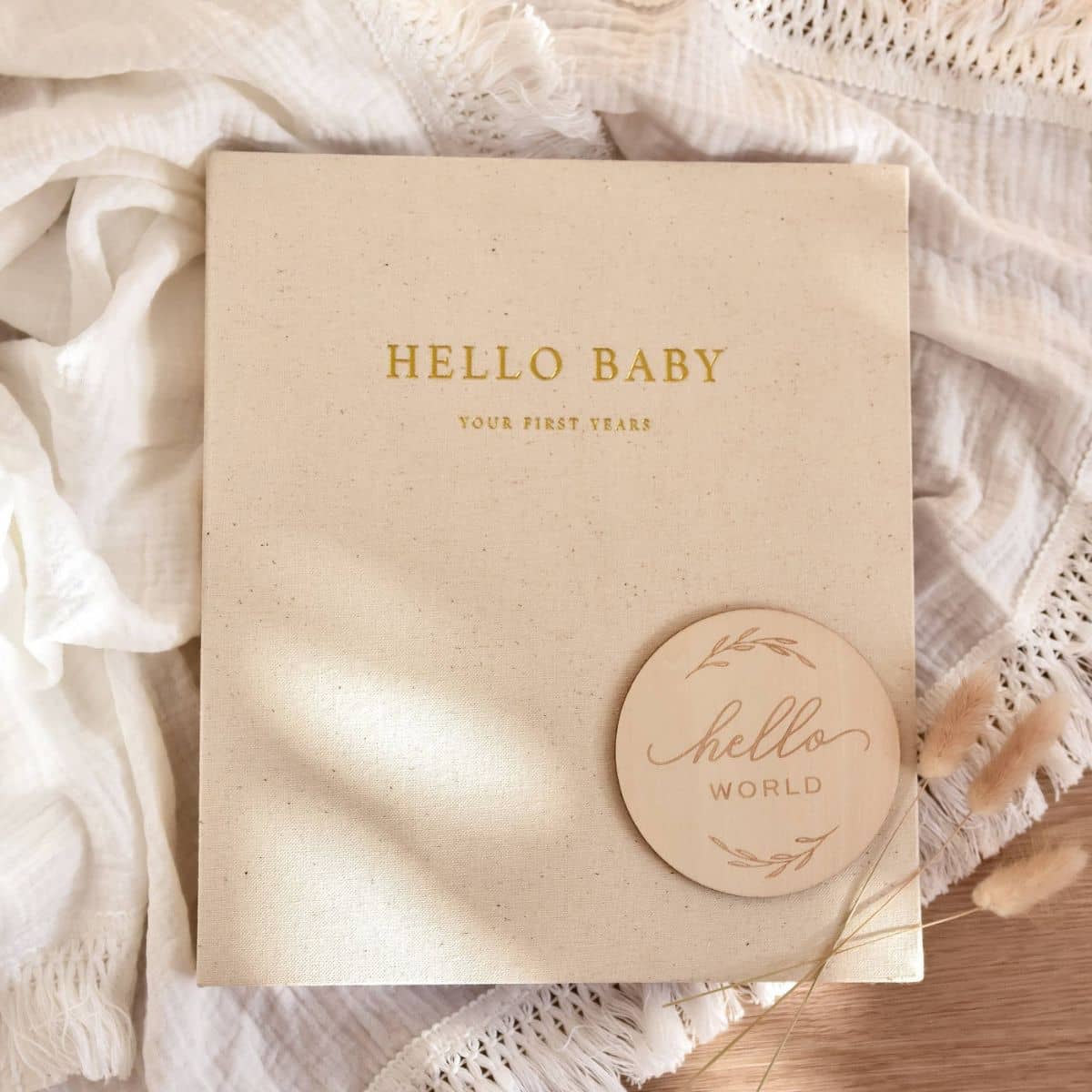 Peachly Baby Memory Book - Forest