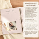 Peachly Baby Memory Book - Forest