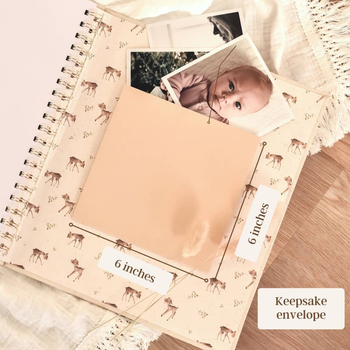 Peachly Baby Memory Book - Forest