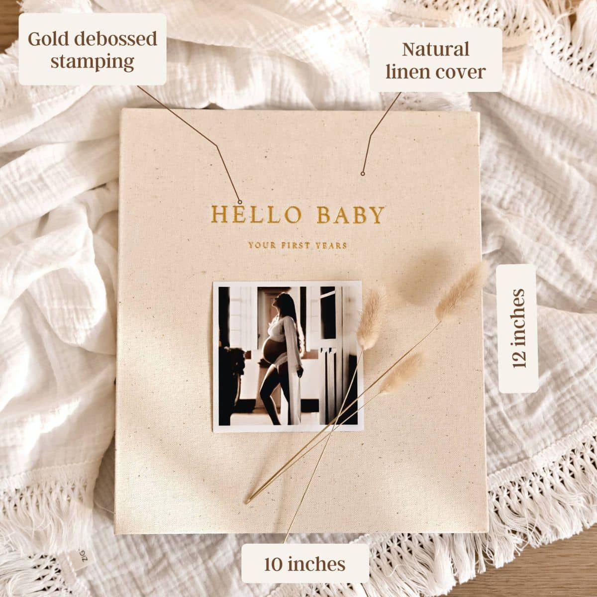 Peachly Baby Memory Book - Forest
