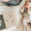 Peachly Baby Memory Book - Olive