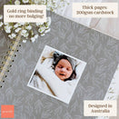 Peachly Baby Memory Book - Olive