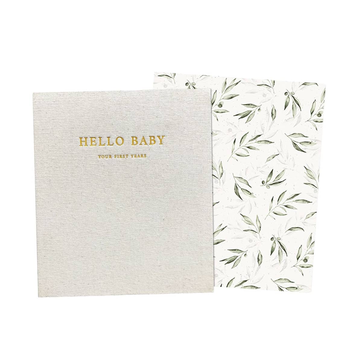 Peachly Baby Memory Book - Olive