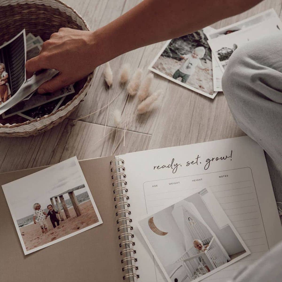 Peachly Baby Memory Book - Wild