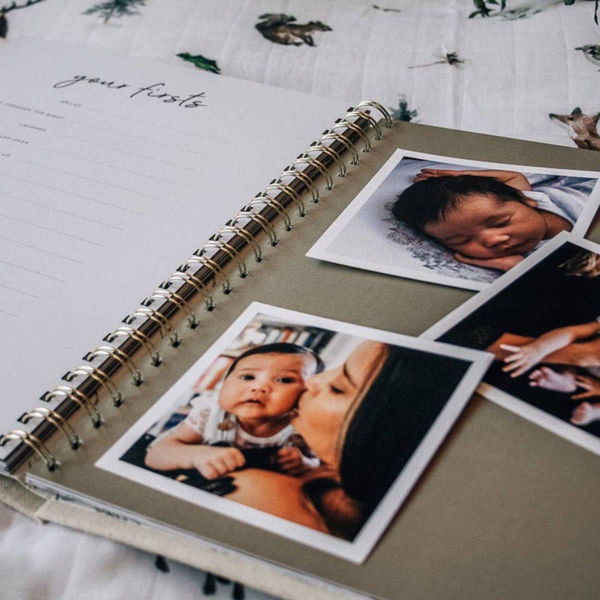 Peachly Baby Memory Book - Wild