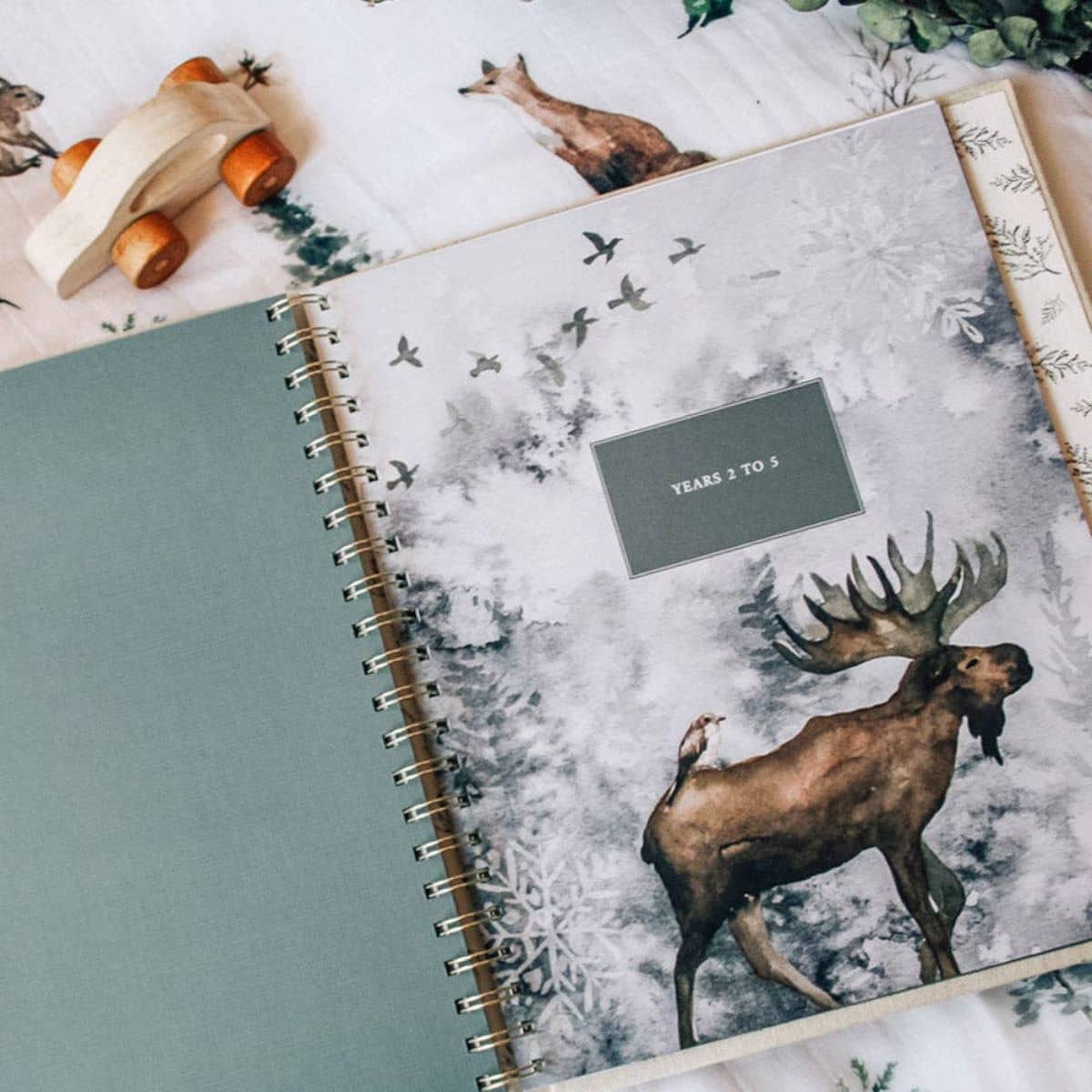 Peachly Baby Memory Book - Wild