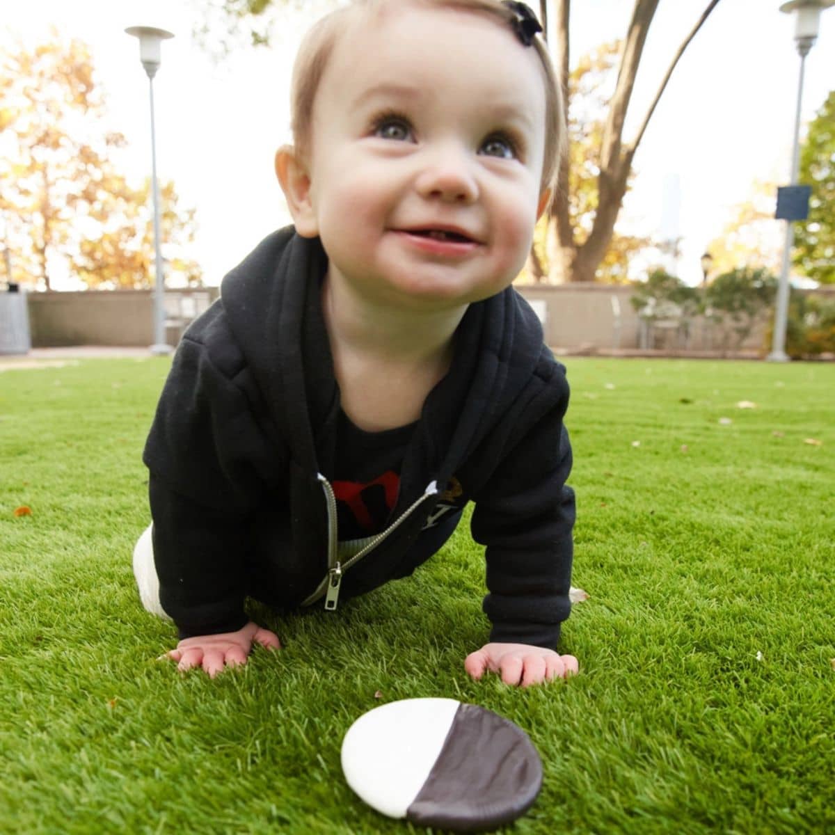 PiccoliNY Bubbies Black & White Cookie Teether