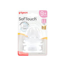 Pigeon SofTouch BPP Peristaltic Plus Wide Neck Teats - LL