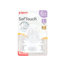 Pigeon SofTouch BPP Peristaltic Plus Wide Neck Teats - L