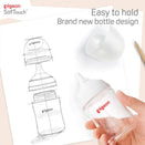 Pigeon SofTouch III Wide Neck Bottle - Glass